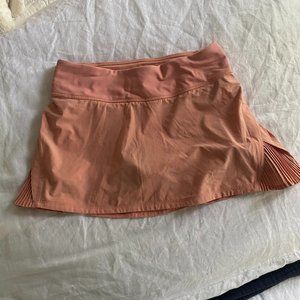 Lululemon Peach Tennis Skirt